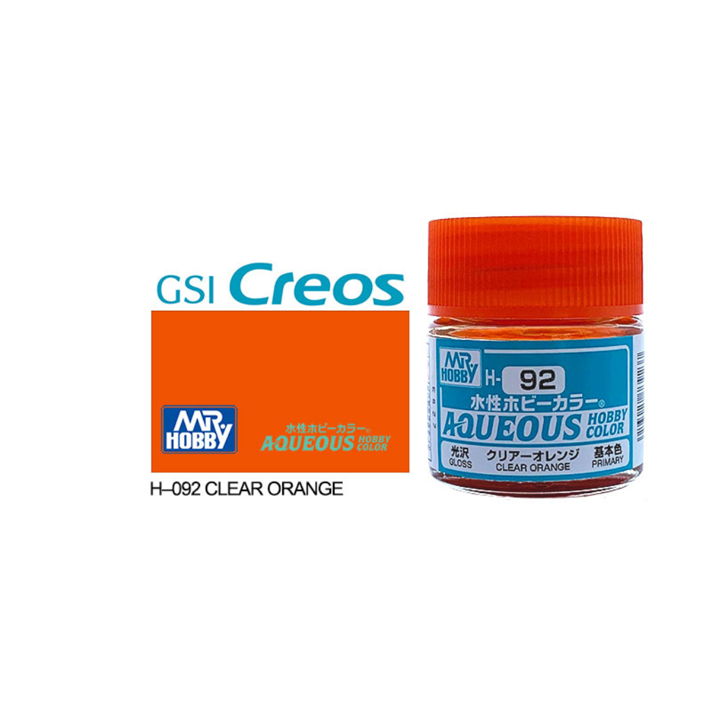 Mr Hobby Aqueous Hobby Color 10ml H-092 Clear Orange