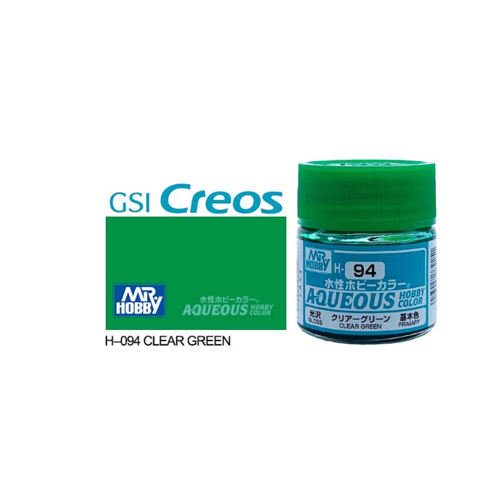 Mr Hobby Aqueous Hobby Color 10ml H-094 Clear Green