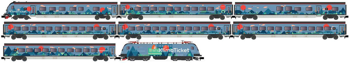 Hobbytrain OBB Railjet Rh1116 Klimaticket Train Pack VI H25226