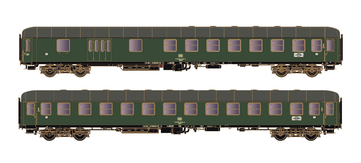 Hobbytrain DB D1213 Dortmund-Oberstdorf Coach Set 2 (2) IV H43038