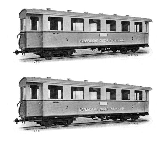 Hobbytrain Bayern Zugspitzbahn Coach Set (2) II (HOe) H43103