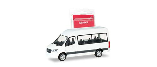 Herpa Minikit - MB Sprinter &#39;18 Bus High Roof White HA013468