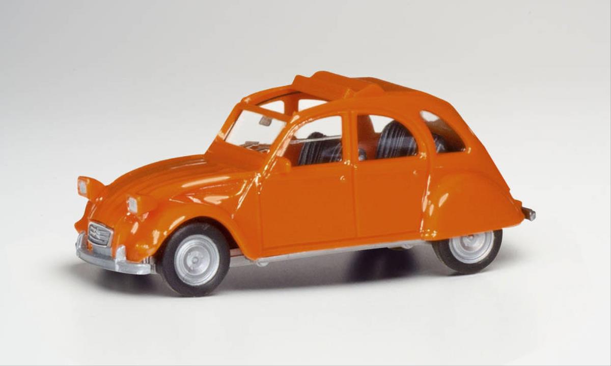 Herpa Citroen 2CV Orange Red HA020824-006