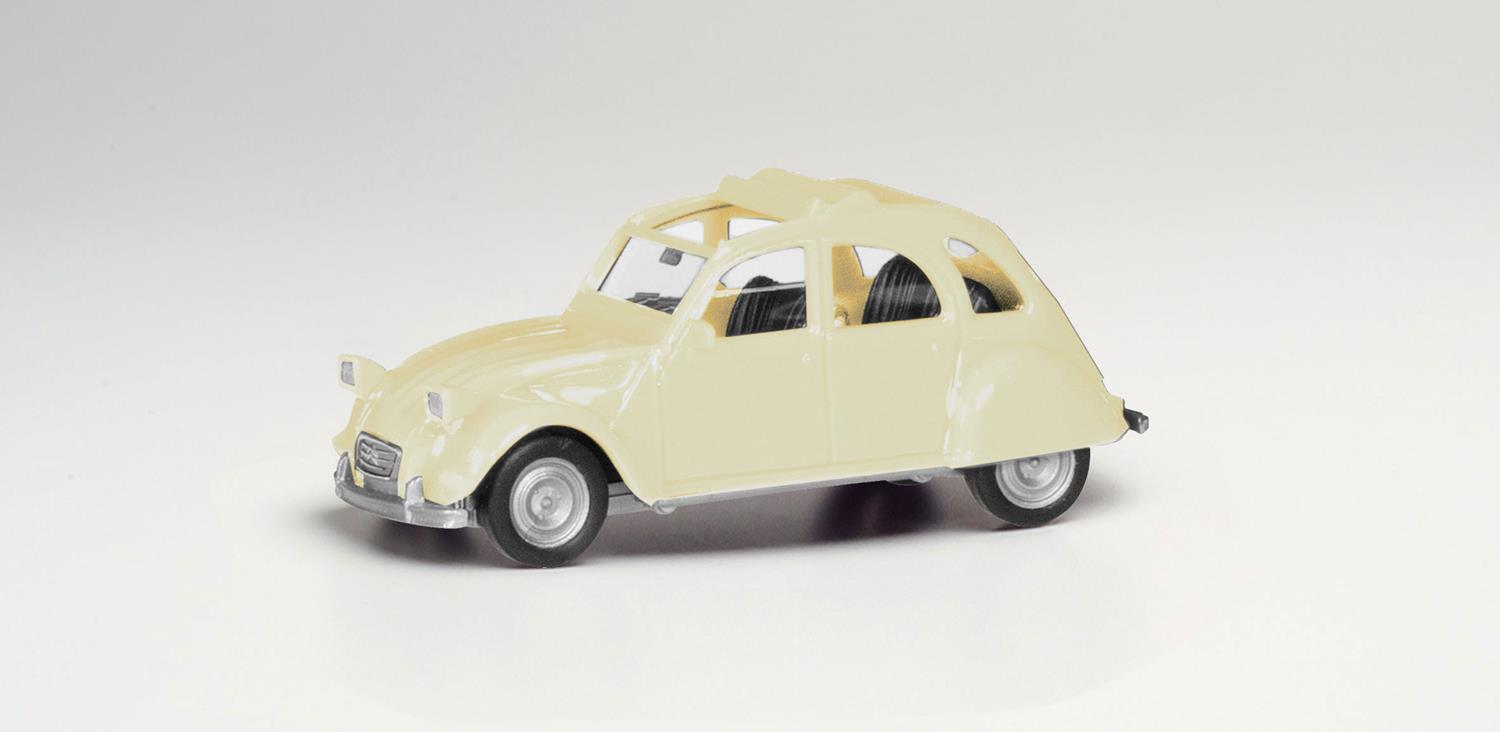 Herpa Citroen 2CV Ivory HA020824-007