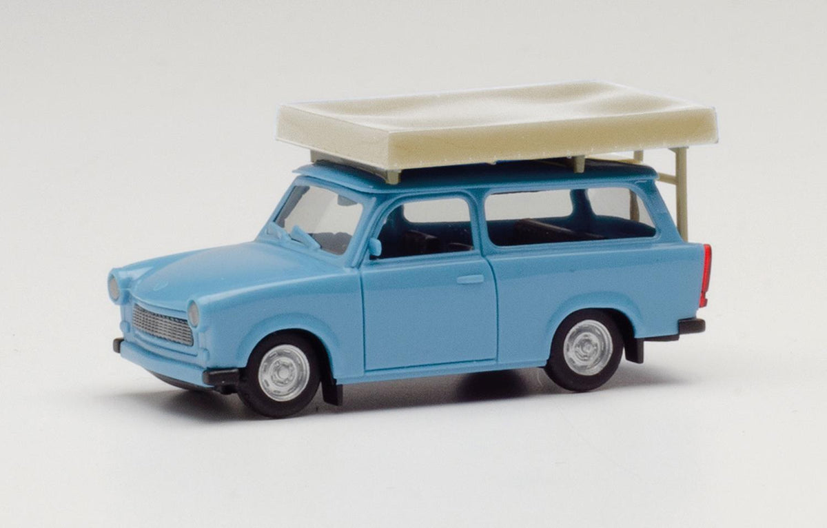 Herpa Trabant Universal Dachzelt Pastel Blue HA024181-003