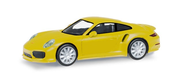 Herpa Porsche 911 Turbo Racing Yellow HA028615-003