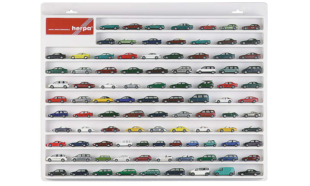 Herpa Car Showcase White 57 x 45 x 3.5cm HA029223