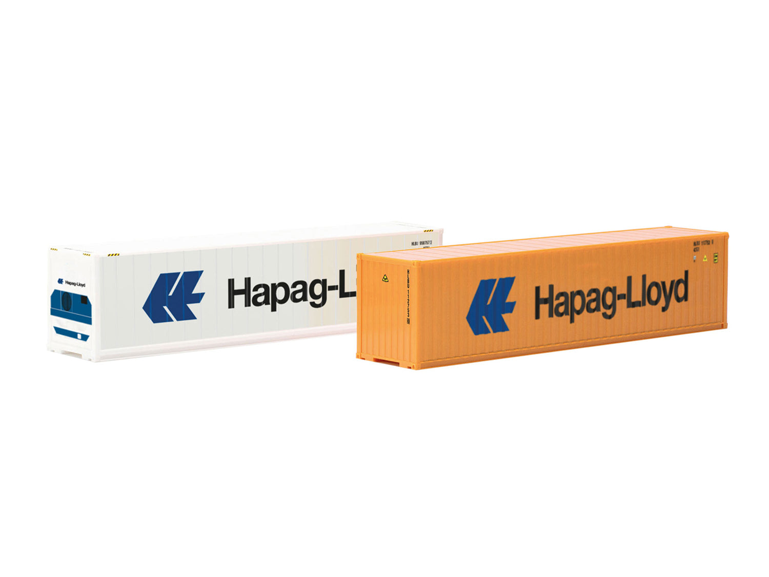 Herpa 40ft Container Set (2) Hapag-Lloyd HA076449-006
