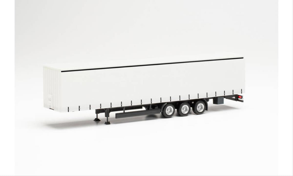 Herpa Curtainside 15m Trailer White HA077002