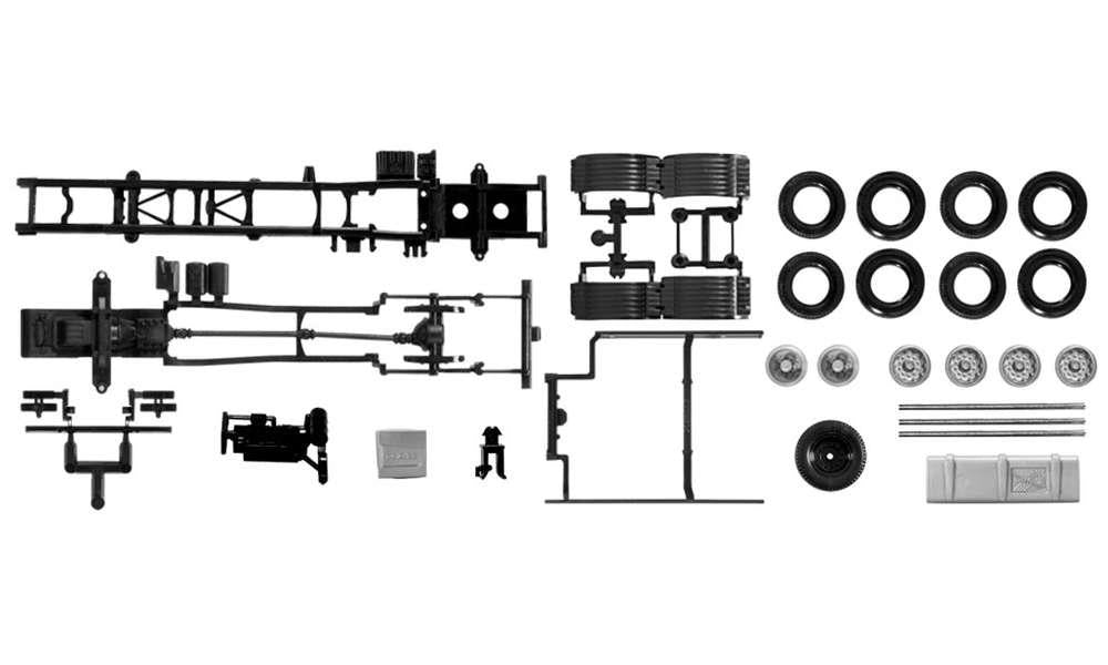 Herpa Chassis MAN Truck Euro6 3 Axle 7.45m (2) HA083966