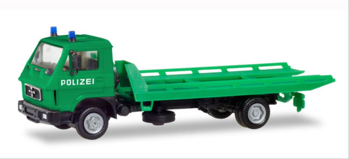 Herpa Basic MAN G90 Wrecker Police HA094146
