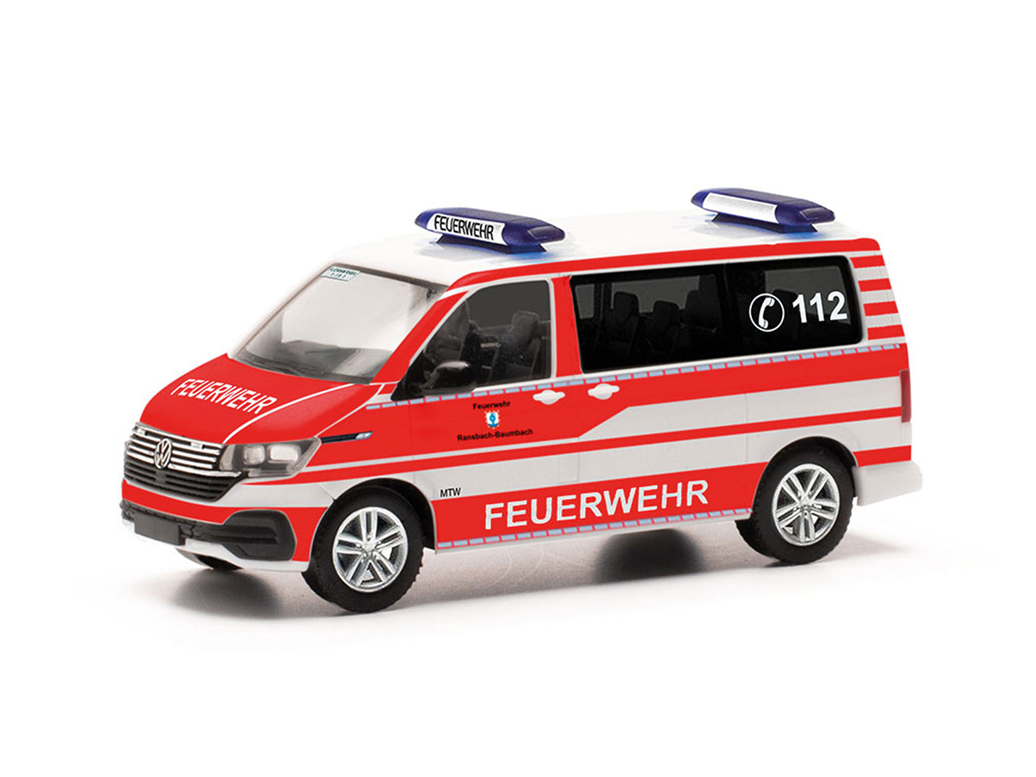 Herpa VW T6.1 MTW Feuerwehr Ransbach-Baumbach HA097697