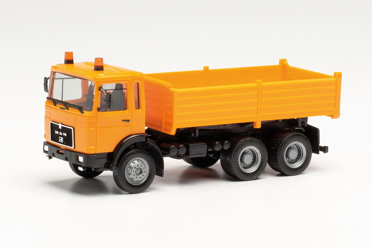 Herpa Basic MAN Tipper Truck Municipal Yellow HA314985