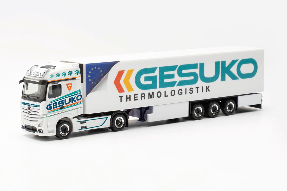 Herpa Mercedes-Benz Actros Gigaspace &#39;18 Semitrailer Gesuko HA315951