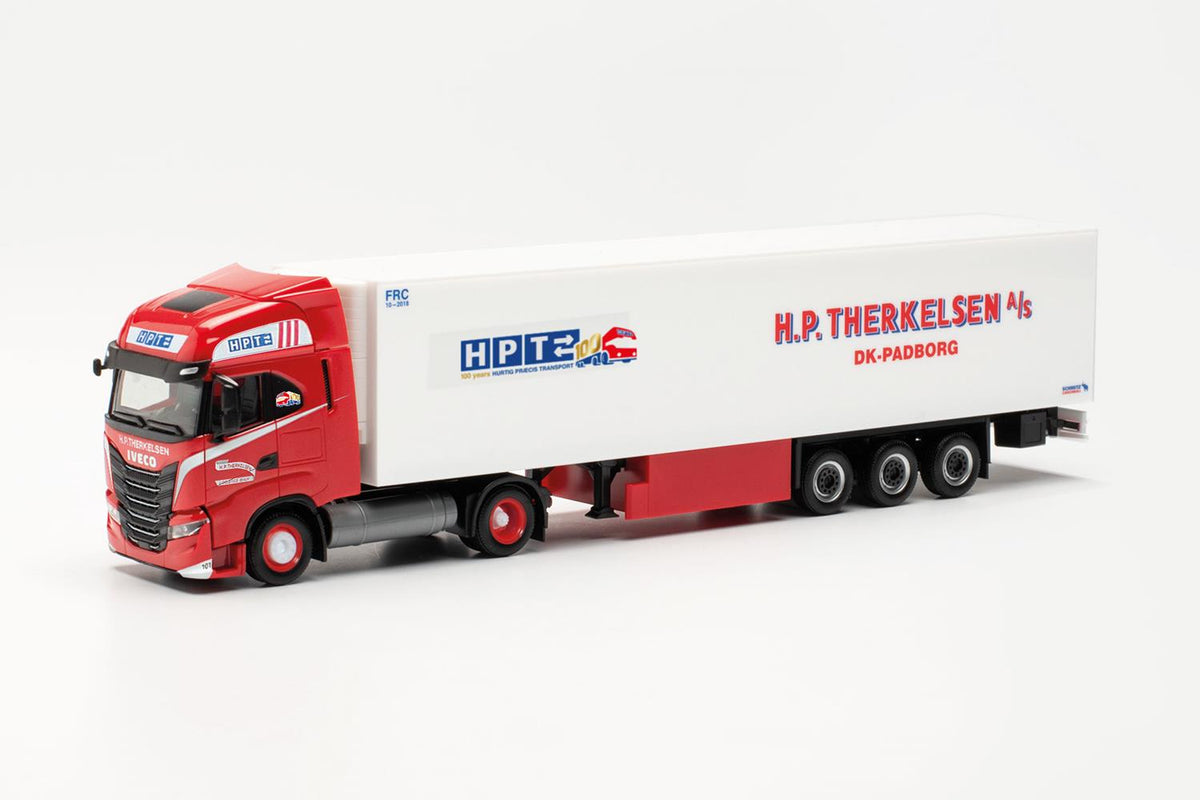 Herpa Iveco S-Way LNG Refrigerated Box Semitrailer HP Therkelsen HA316095