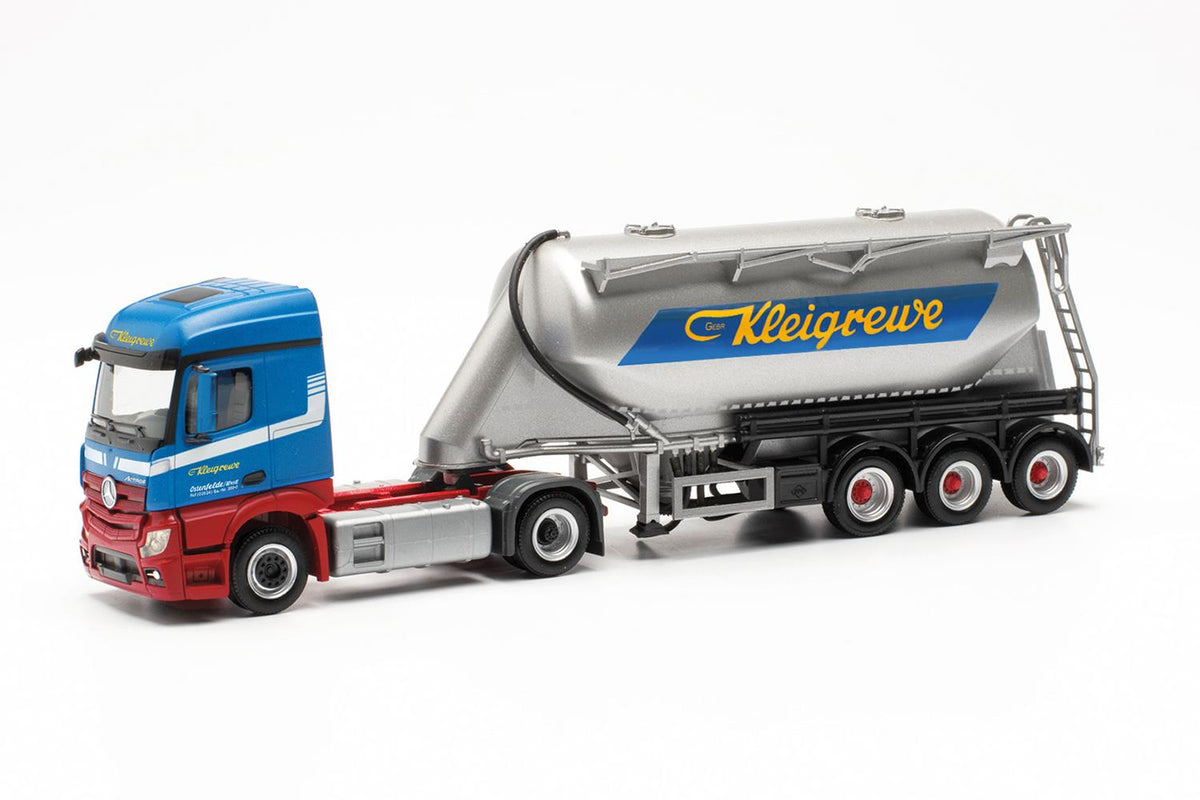 Herpa MB Actros Streamspace Bulk Silo Semitrailer Kleigrewe HA316132