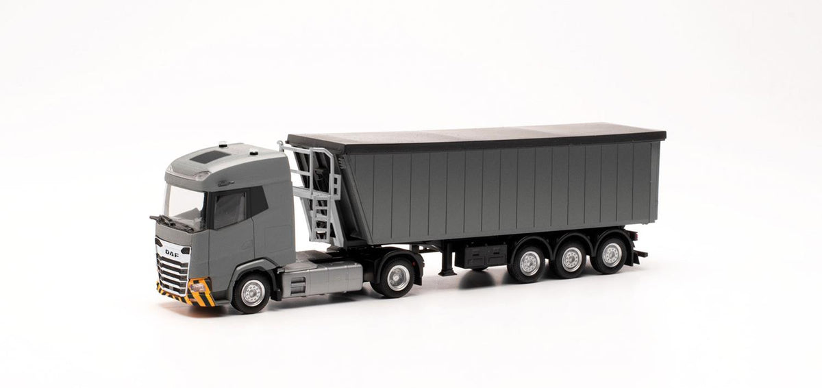 Herpa DAF XG Dump Semitrailer Grey/Yellow HA316231