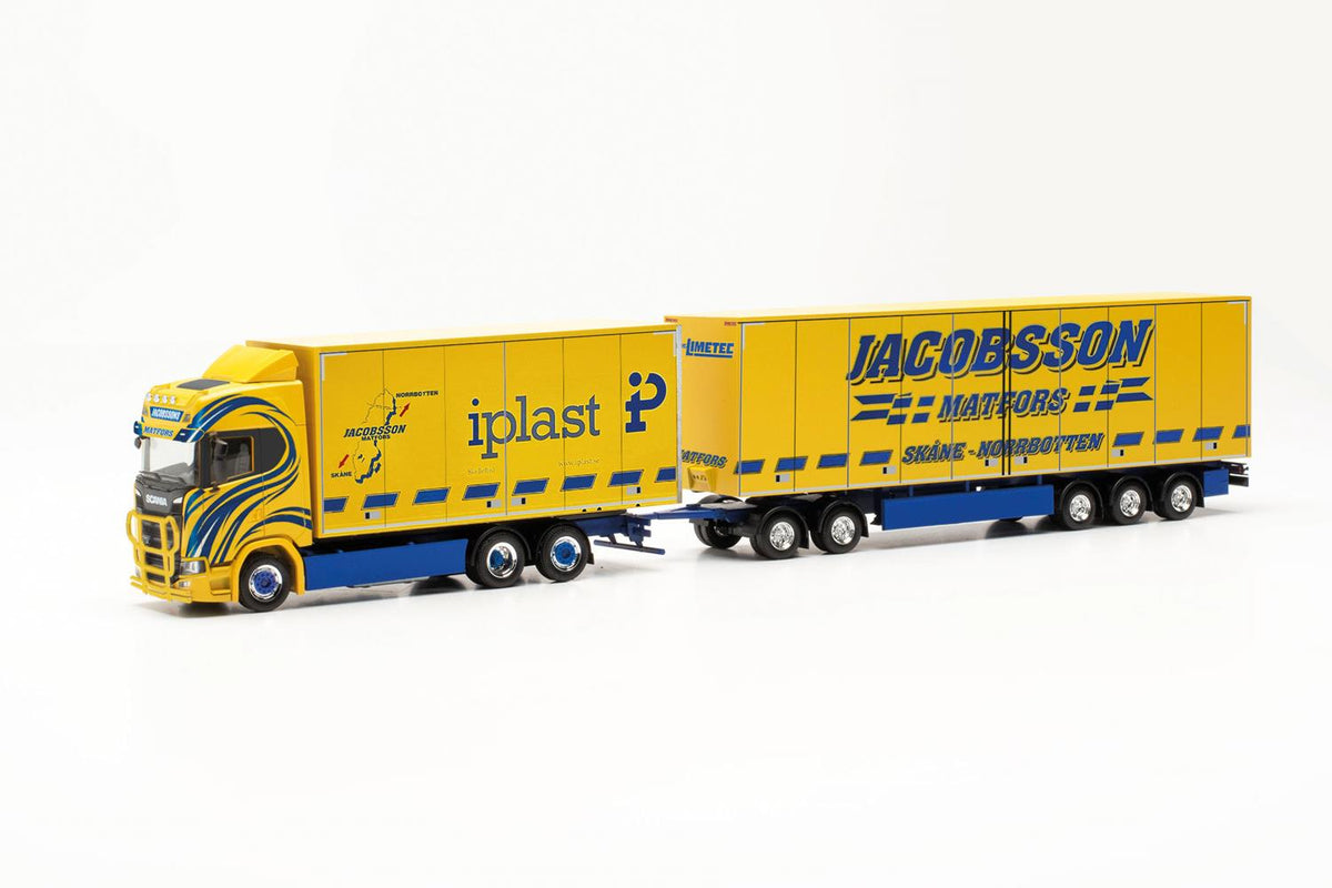 Herpa Scania CS20 HD Swedish Combitrailer Jacobsson HA316286