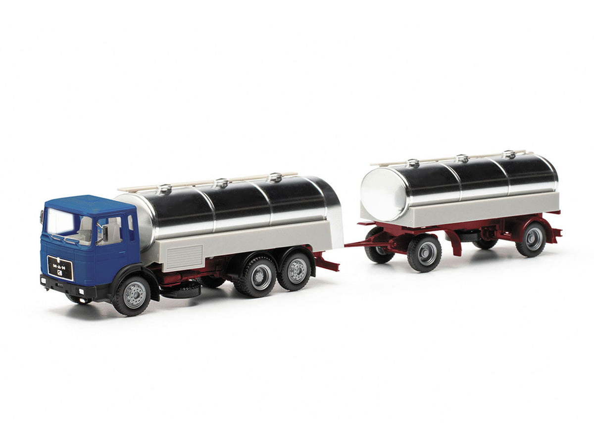 Herpa Basic MAN FB Milk Tank &amp; Trailer HA317238