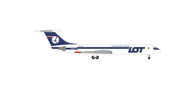 Herpa Wings Ilyushin IL-62M LOT Polish Airlines SP-LBB (1:500) HA537322