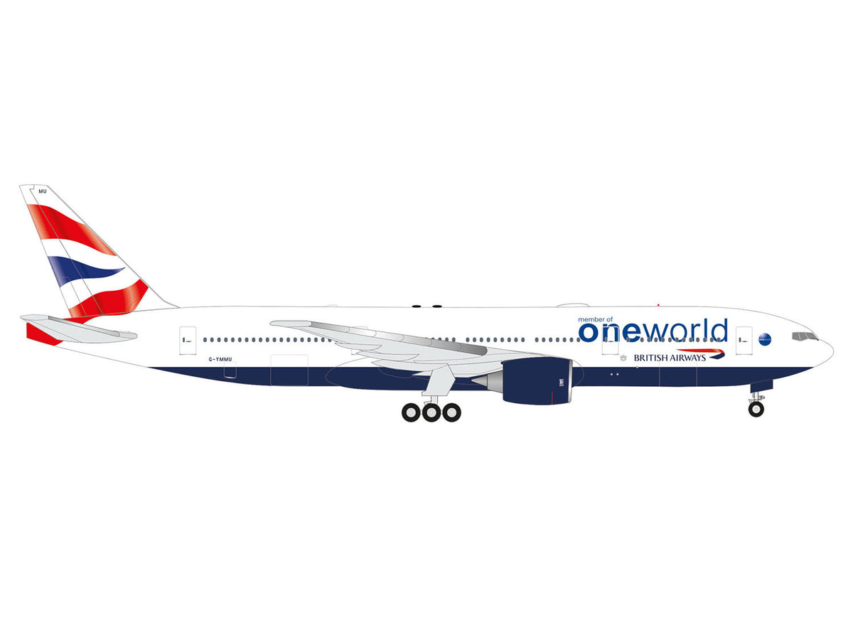 Boeing 777-200 British Airways oneworld G-YMMU (1:500)