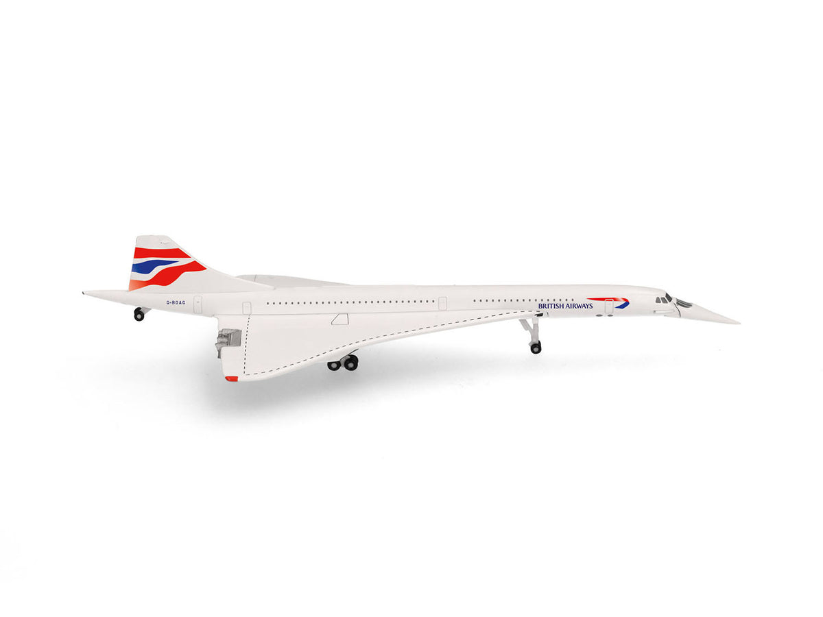 Concorde British Airways Union Flag Nose Down (1:500)