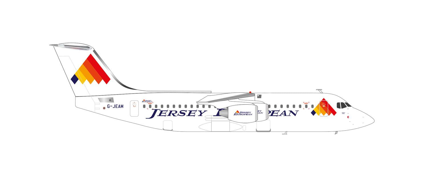 Herpa Wings Bae 146-300 Jersey European G-JEAM Pride of Jersey (1:200) HA572828