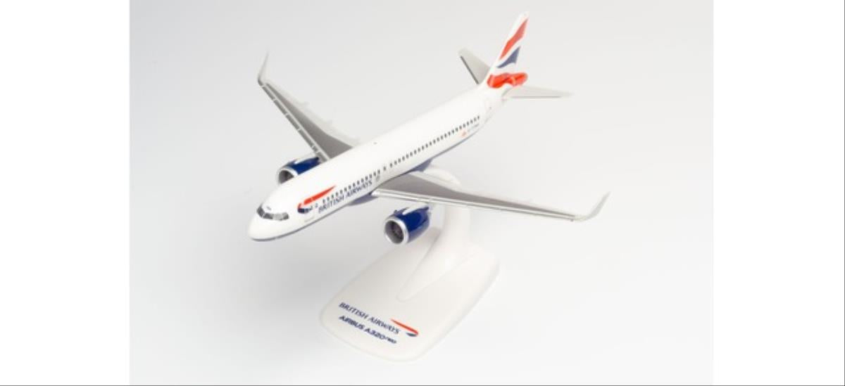 Herpa Wings Snapfit Kit Airbus A320neo British Airways G-TTNA (1:200) HA612746