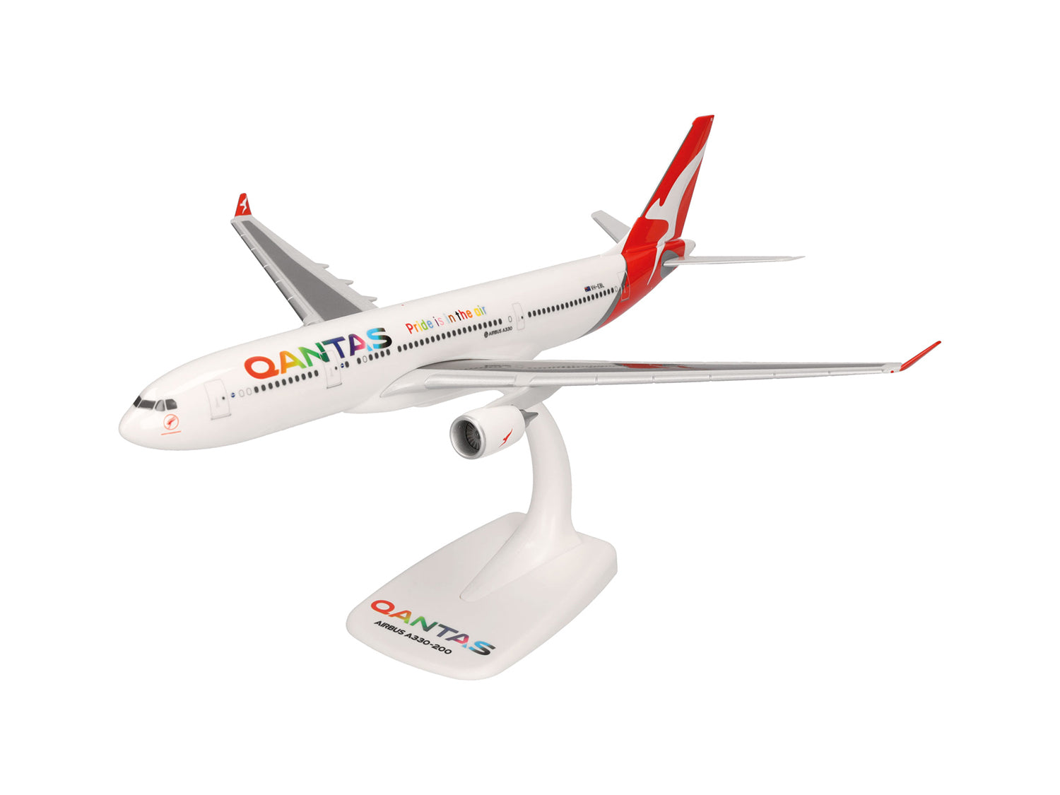 Herpa Wings Snapfit Airbus A330-200 Qantas VH-EBL Pride (1:200) HA614061