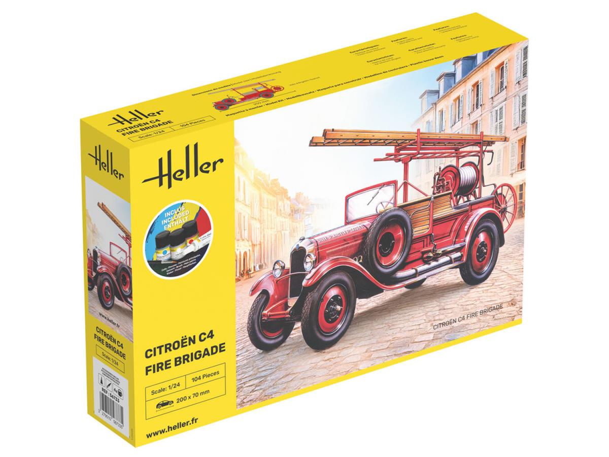 Heller 1:24 Gift Set - Citroen C4 Fire Brigade