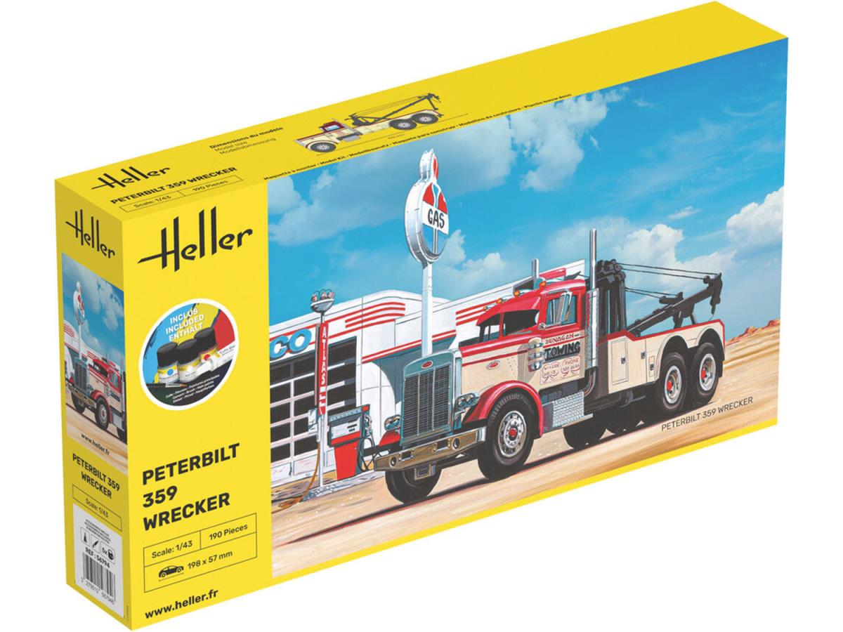 Heller 1:43 Gift Set - 359 Peterbilt Wrecker