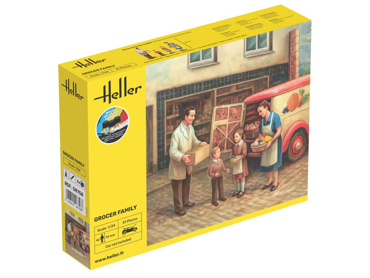 Heller 1:24 Gift Set - Grocer Family