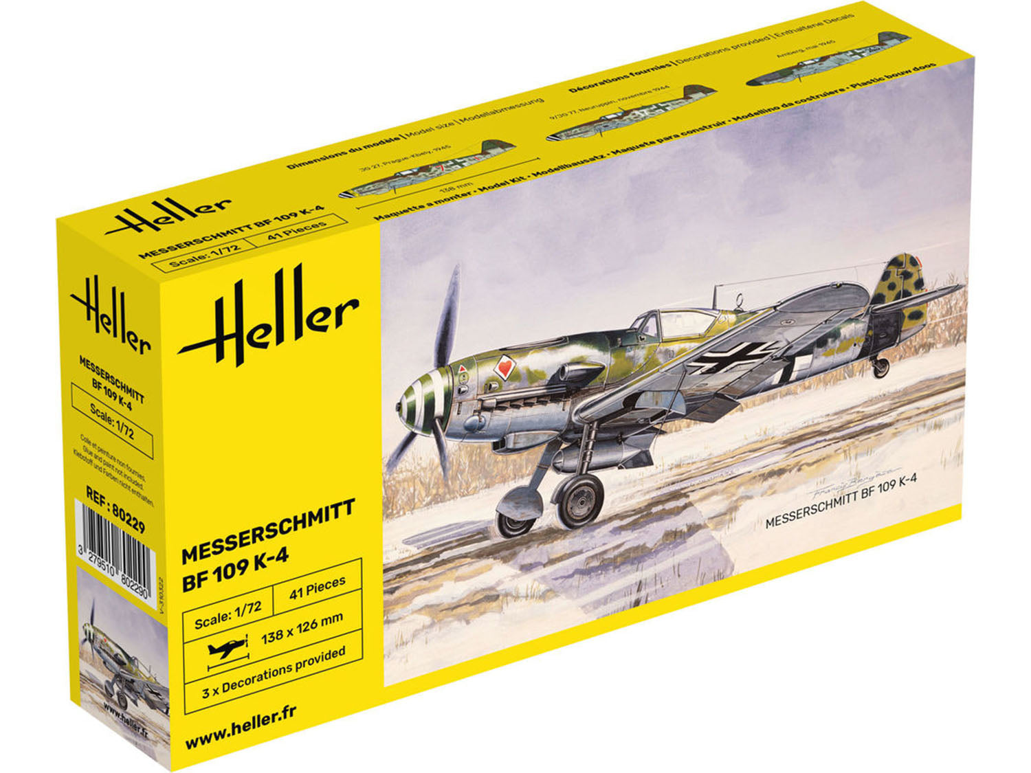 Heller 1:72 - Messerschmitt Bf 109 K-4