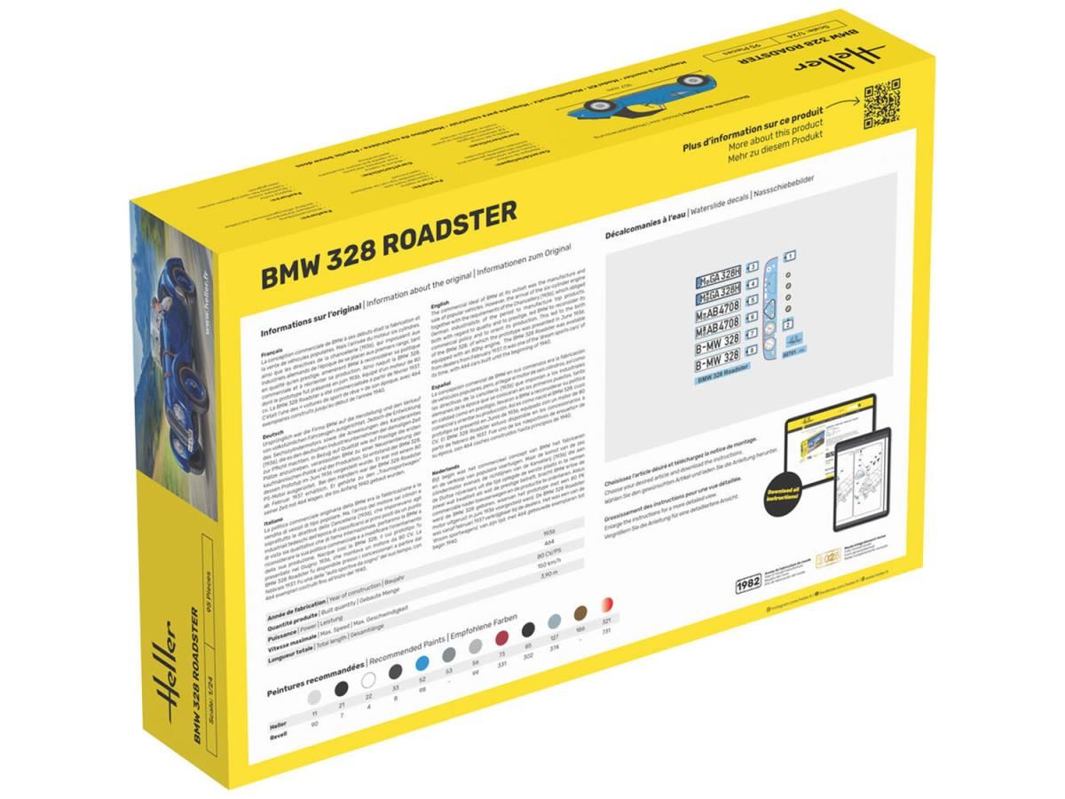 Heller 1:24 - Bmw 328 Roadster HEL80701