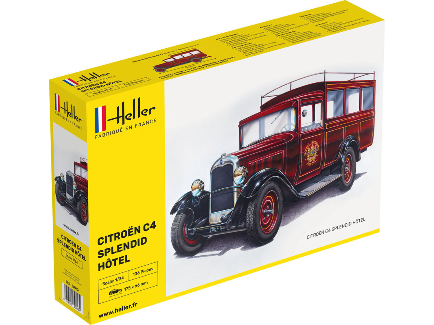 Heller 1:24  - Citroen C4 Splendid Hotel