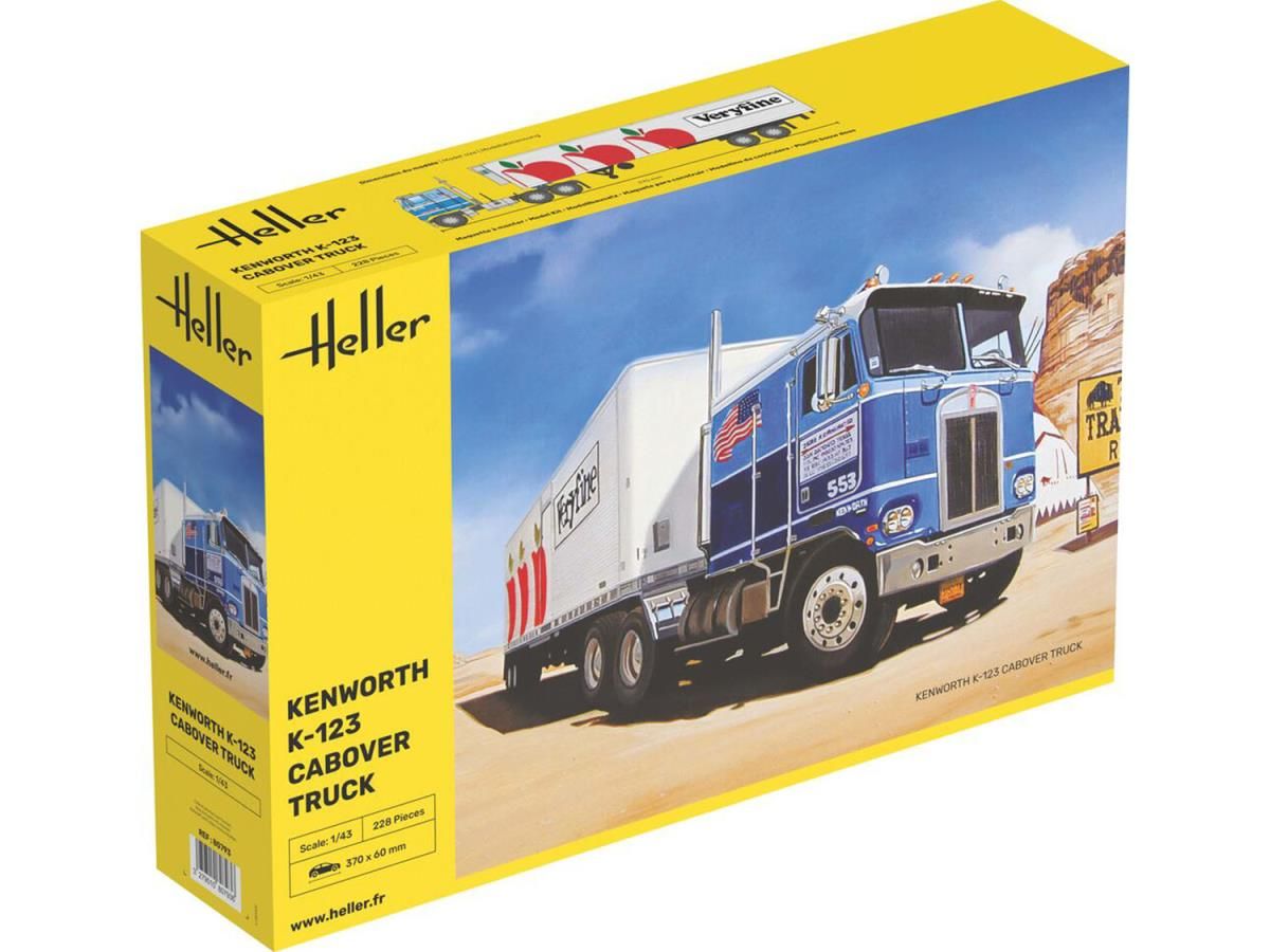 Heller 1:43 - Kenworth K-123 Cabover Truck HEL80793