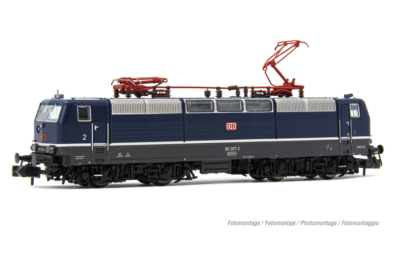 Arnold DBAG BR181.2 Electric Locomotive Blue V HIN2517