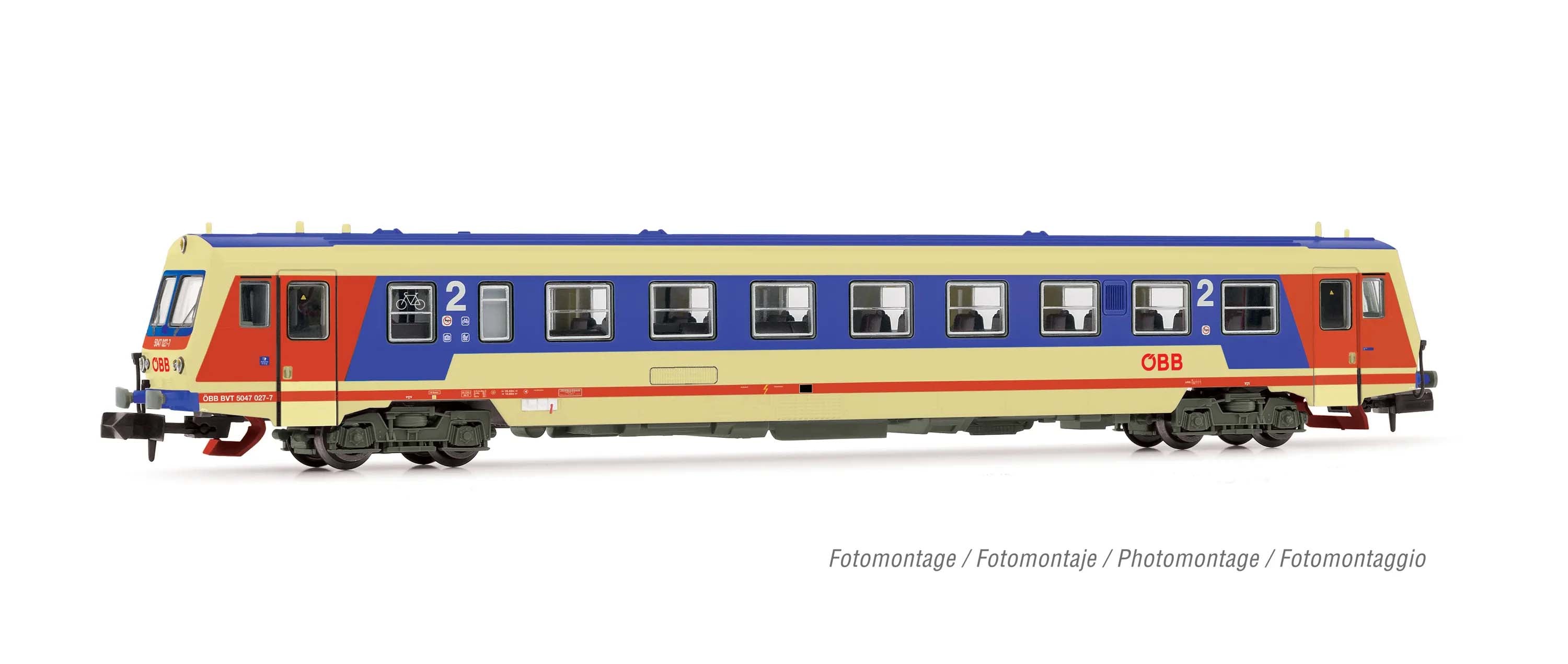 Arnold OBB Rh5047 Diesel Railcar & Trailer IV (DCC-Sound) HIN2522S