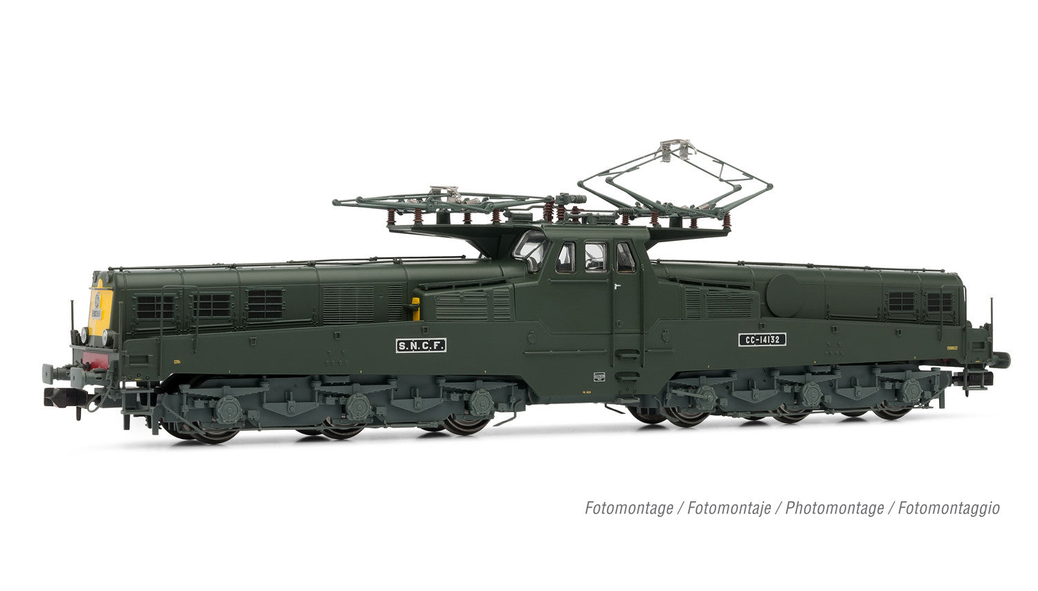 Arnold SNCF CC14132 Green Electric Locomotive IV (DCC-Sound) HIN2550S