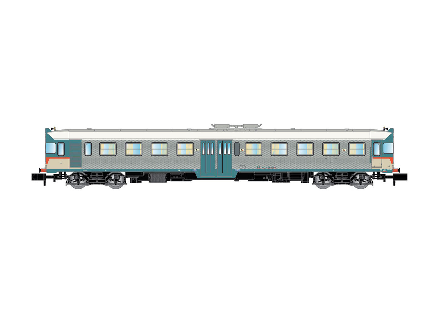 Arnold FS ALn668 1207 2 Car DMU Inox IV (DCC-Sound) HIN2570S