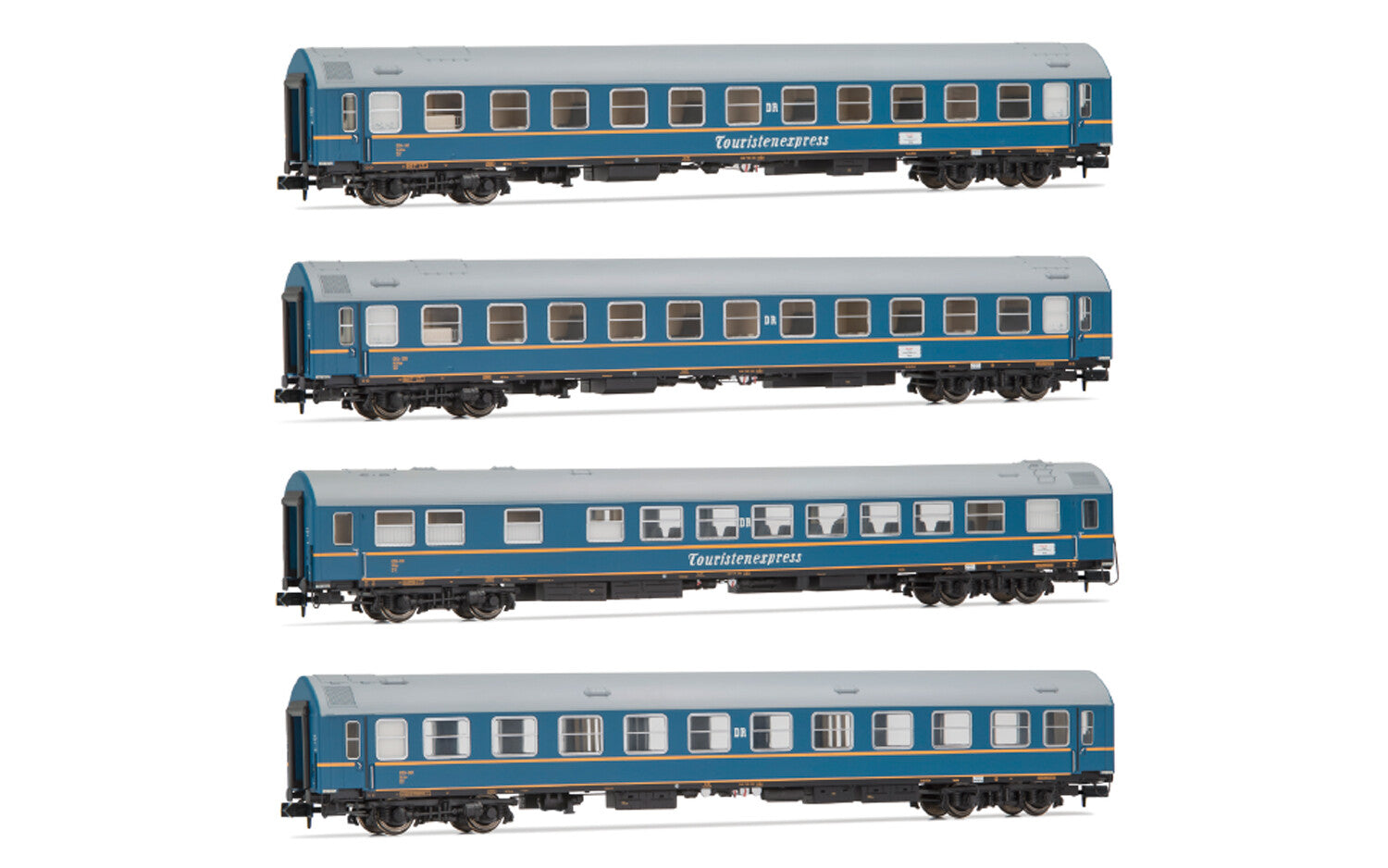 Arnold *DR OSShD Type B Touristen Express Coach Set (4) III HIN4420