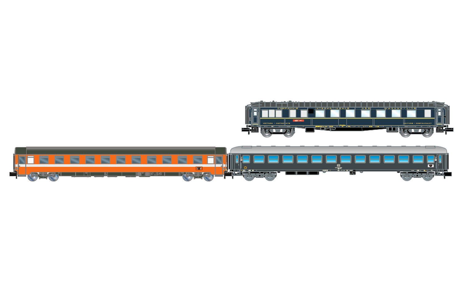 Arnold FS Alpen Express Rome-Munich Coach Set (3) IV HIN4467