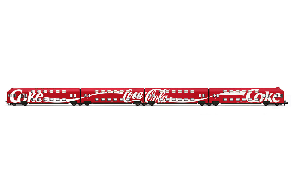 Arnold *DBAG DBv Coca Cola Bi-Level Coach Set (4) IV HIN4471