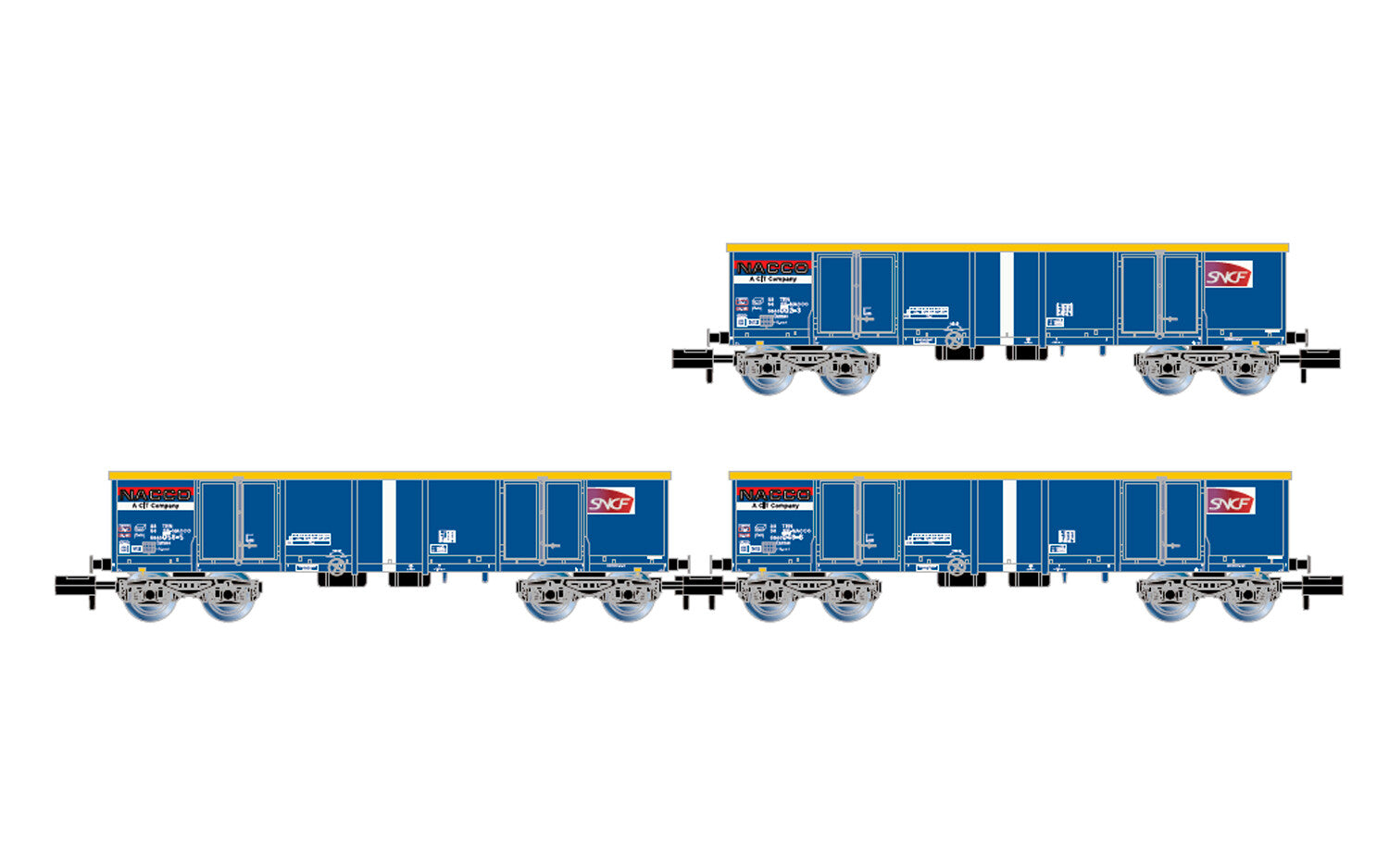 Arnold *SNCF Eamnos Open Wagon Set (3) VI HIN6602