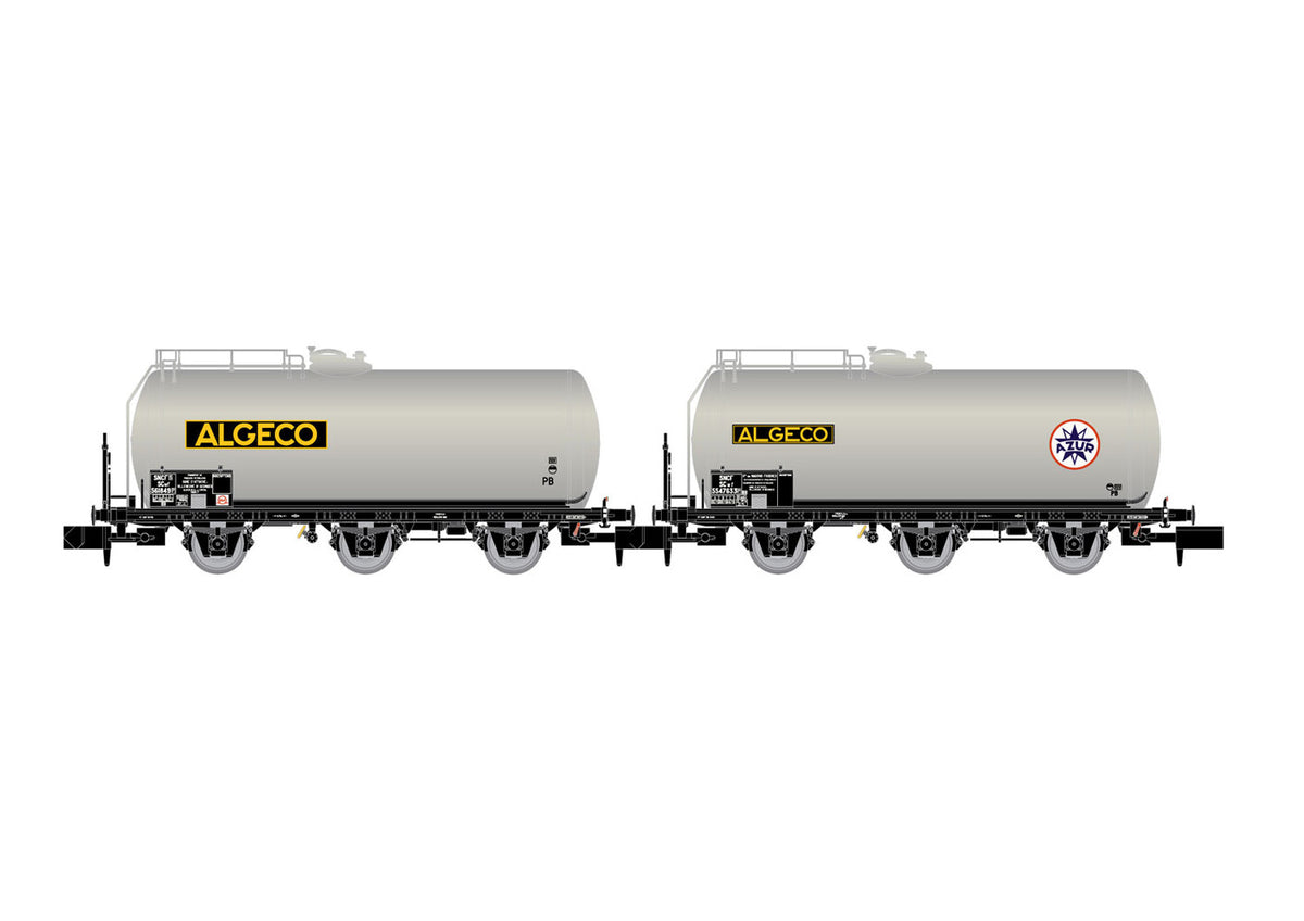 Arnold SNCF 3 Axle Tank Wagon Algeco Set (2) III HIN6607