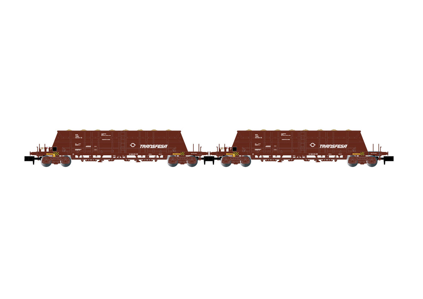 Arnold RENFE Faoos Bogie Hopper Transfesa Brown (2) IV HIN6617