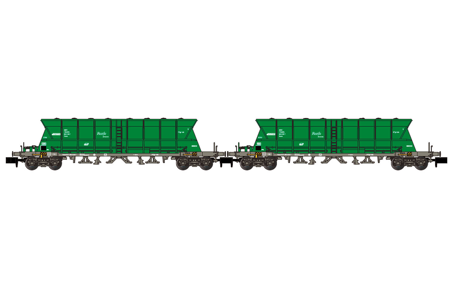 Arnold RENFE Mercancias Faoos Hopper Wagon Set (2) V HIN6670