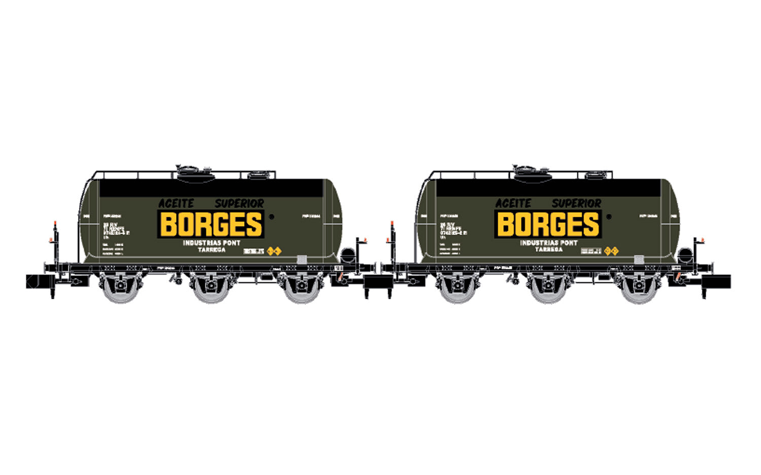 Arnold RENFE Borges Tank Wagon Set (2) III HIN6673