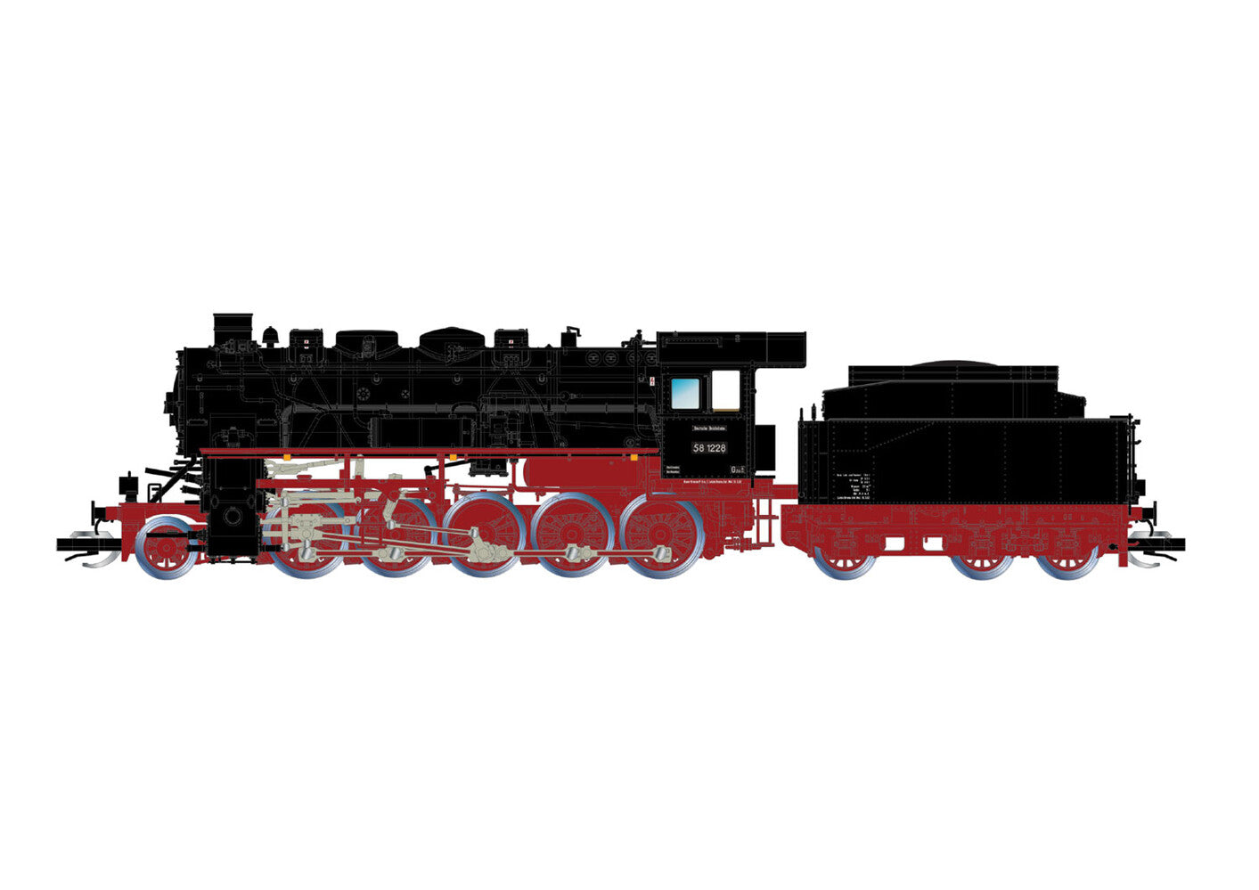 Arnold DR BR58.40 Steam Locomotive III (DCC-Sound) HIN9067S