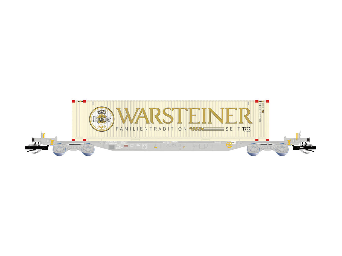 DBAG Flat Wagon w/Warsteiner Container Load VI
